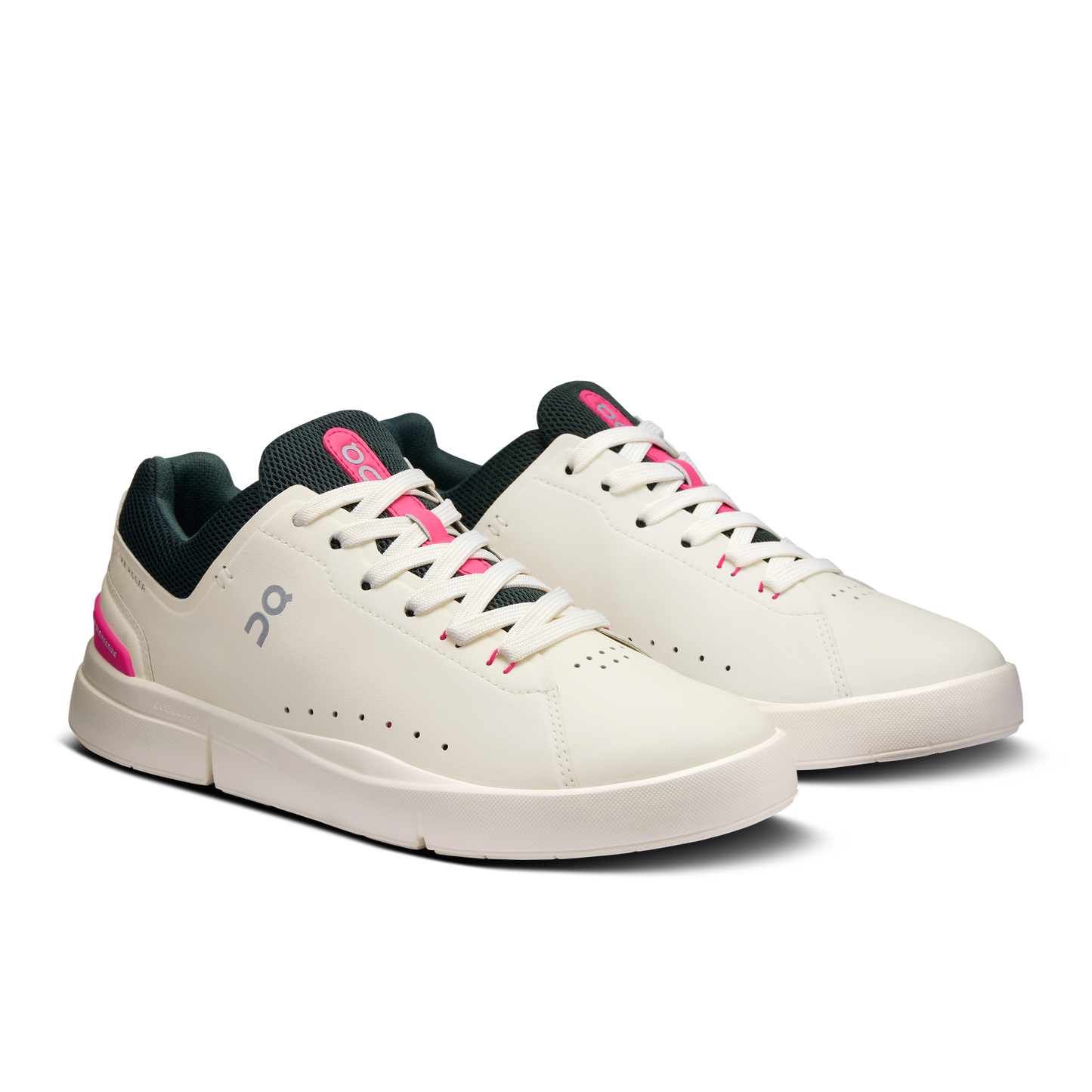 On Running Women's The Roger Advantage Shoes - Ivory / Pink