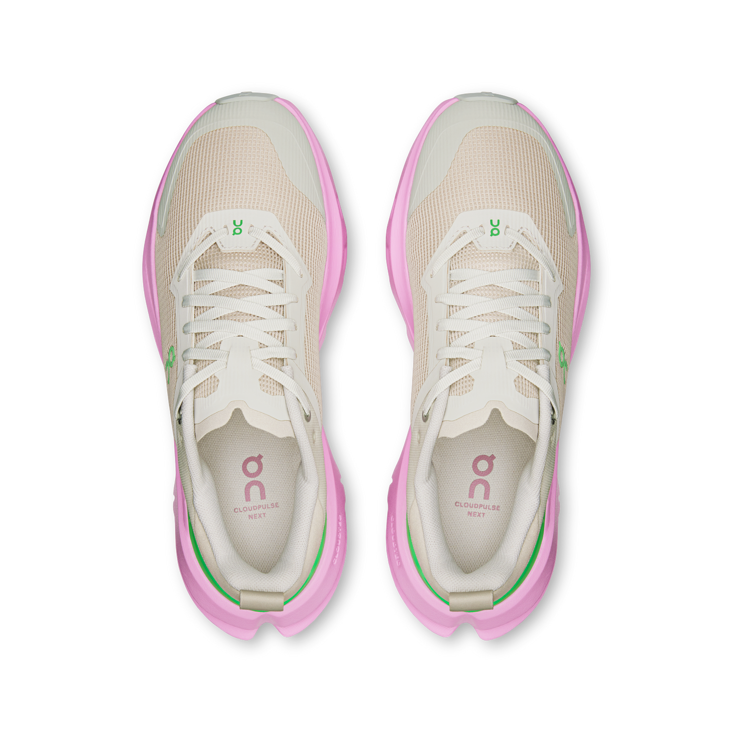 On Running Women's Cloudpulse Next Shoes - Silver / Honeydew - Shopsportive