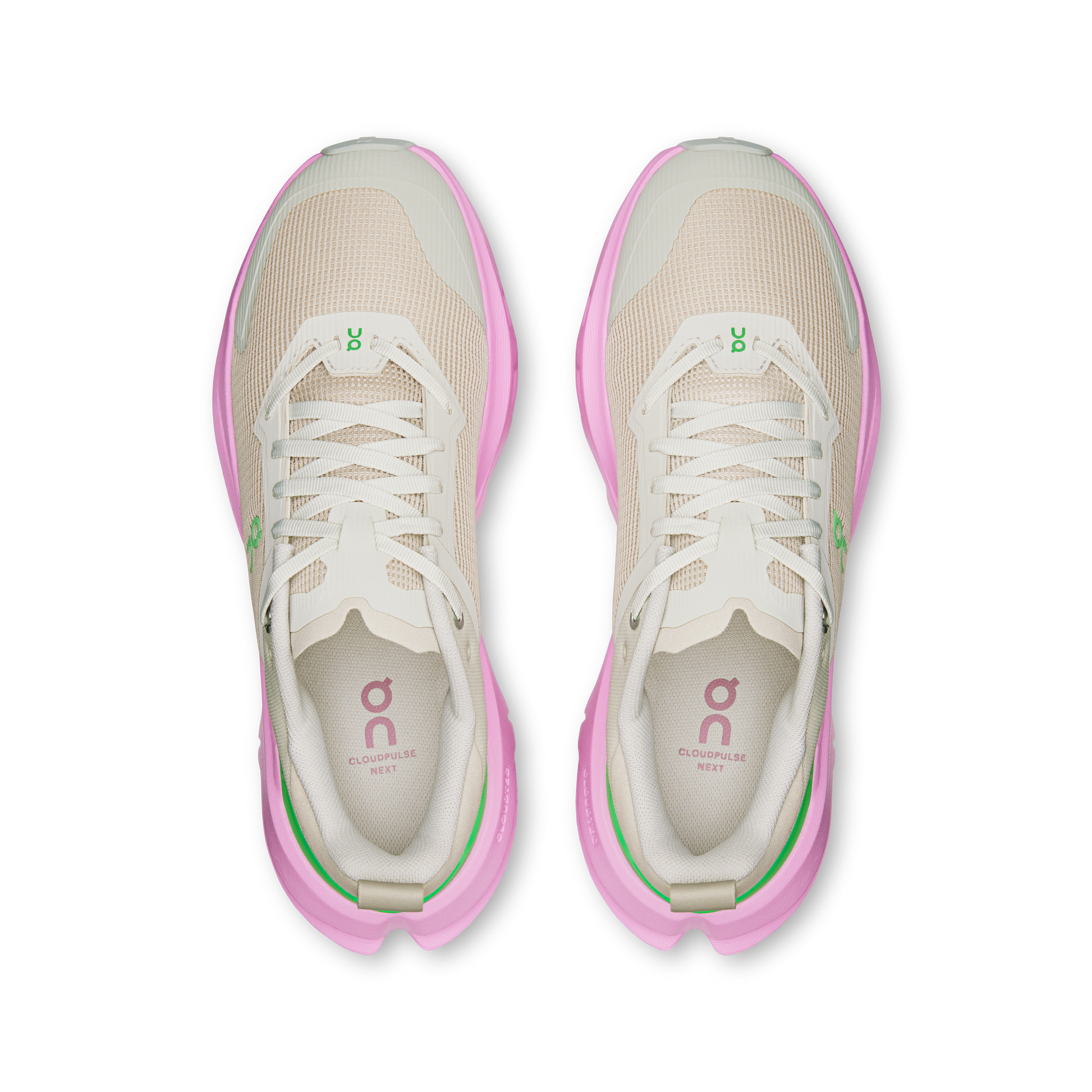 On Running Women's Cloudpulse Next Shoes - Silver / Honeydew - Shopsportive