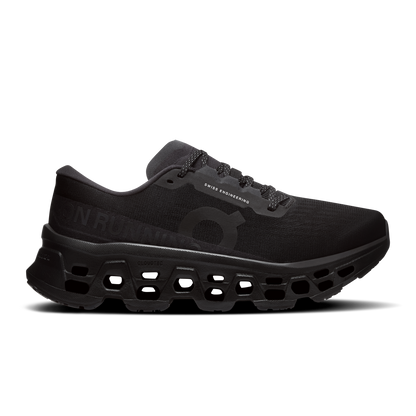 On Running Women's Cloudmonster 3 Shoes - Black / Black - Shopsportive