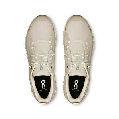 On Running Men's Cloud 6 Waterproof Shoes - Pelican / Ghost - Shopsportive