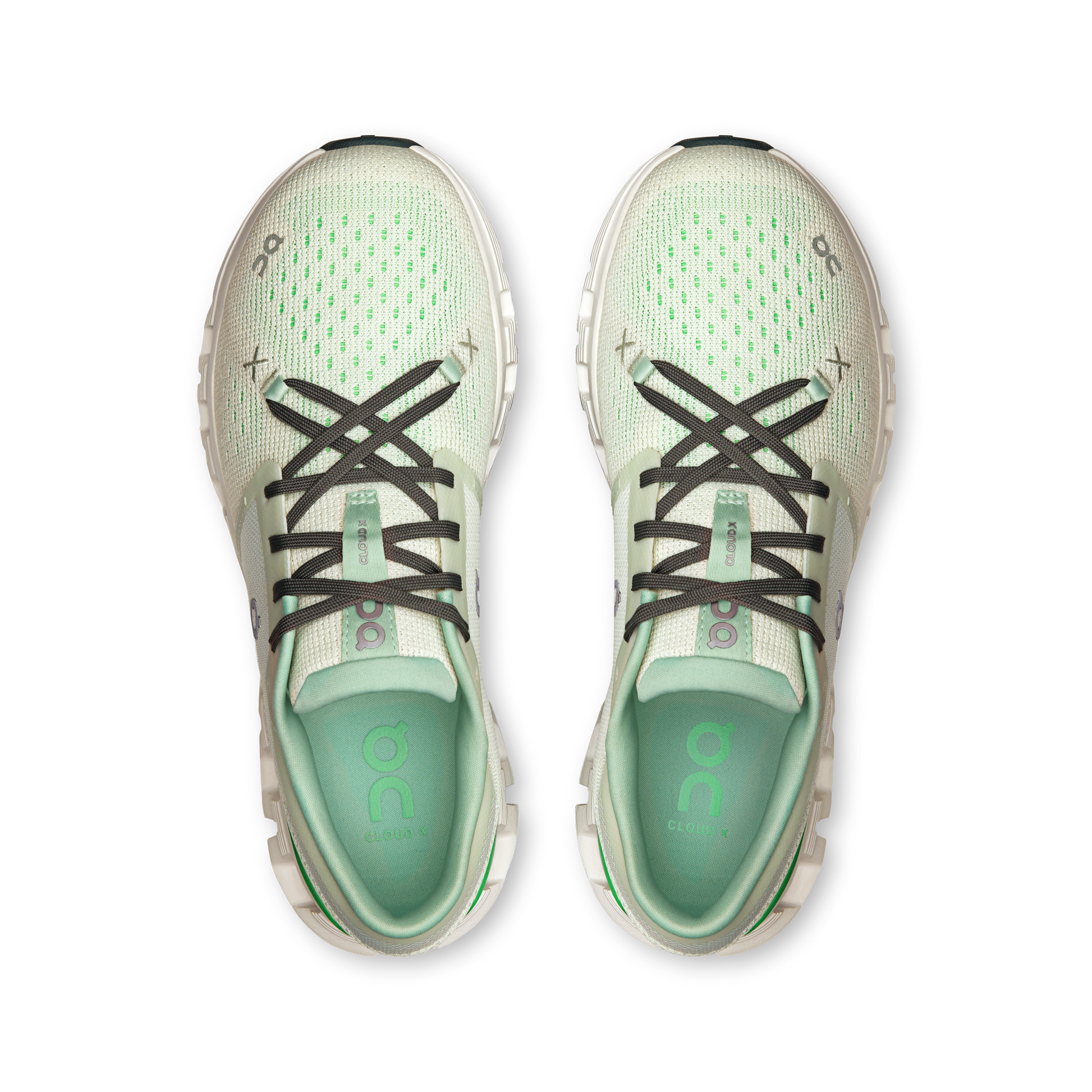 On Running Women's Cloud X 4 Shoes - Aloe / Honeydew - Shopsportive