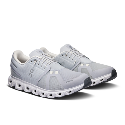 On Running Men's Cloud 6 Wide Shoes - Glacier / White - Shopsportive