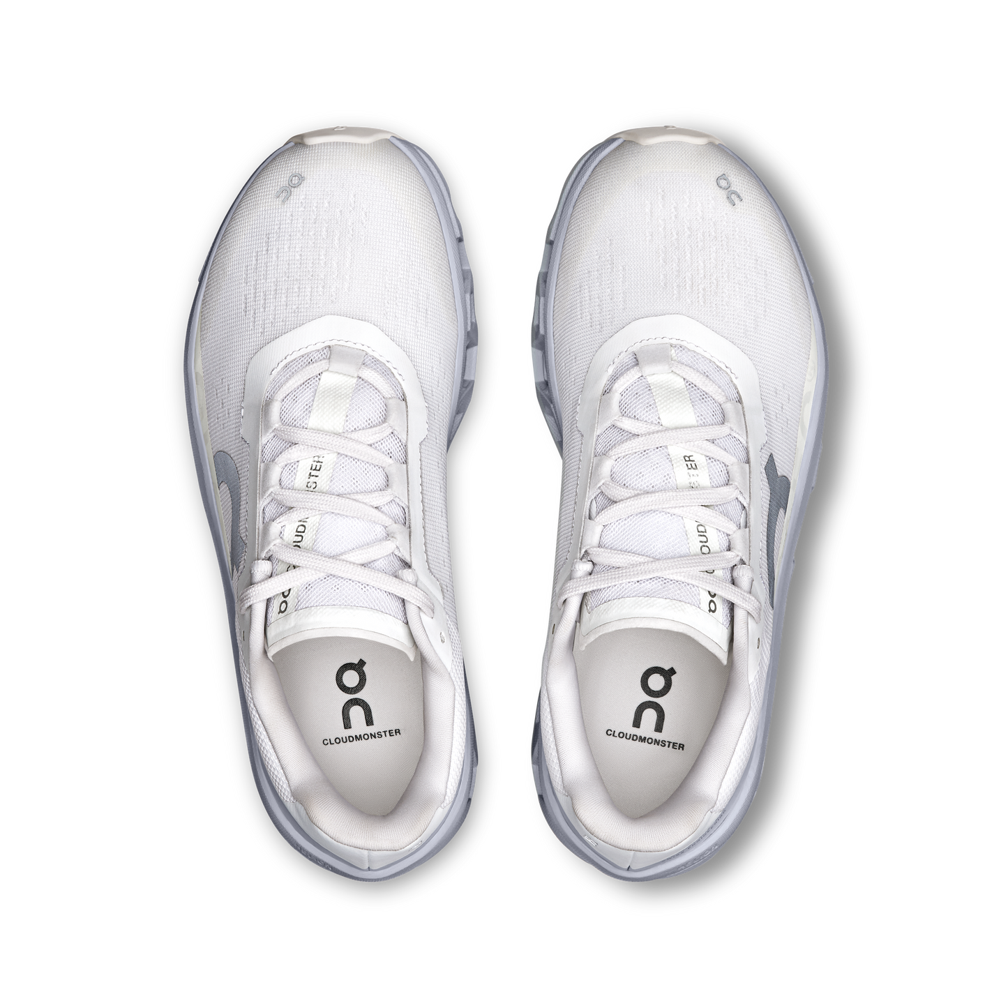 On Running Women's Cloudmonster Shoes - White / Glacier - Shopsportive