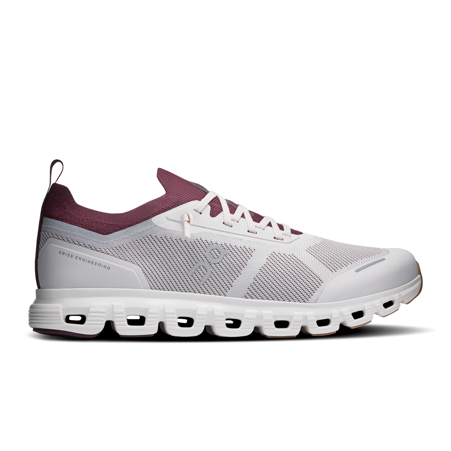 On Running Men's Cloud 6 Versa Shoes - Silver / Maroon
