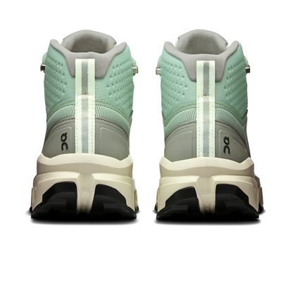 On Running Women's Cloudrock Mid Waterproof Shoes - Glacier / Alloy - Shopsportive
