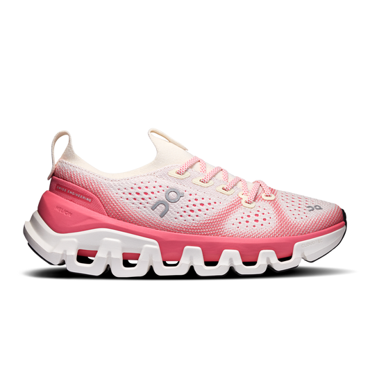 On Running Women's Cloud X Tempo Shoes - Ivory / Camellia