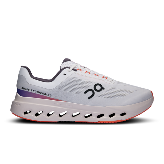 On Running Men's Cloudsurfer Next Wide Shoes - White / Flame