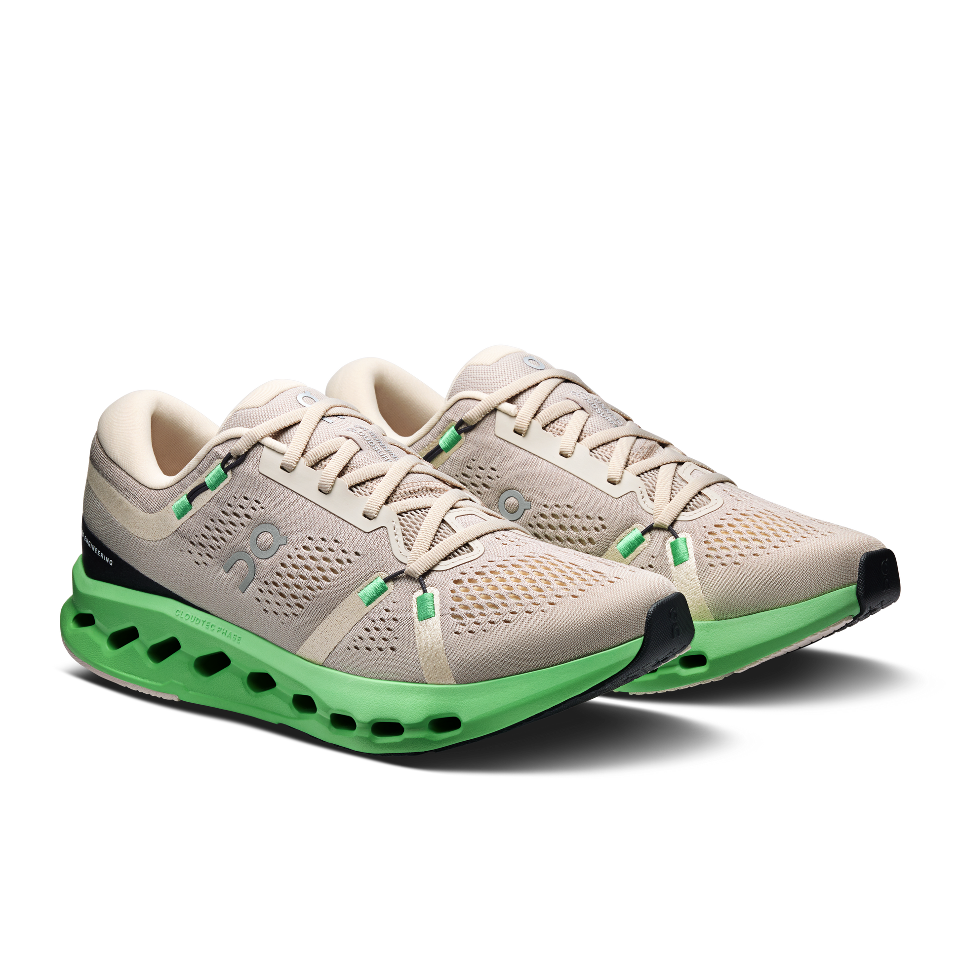 On Running Men's Cloudsurfer 2 Shoes - Truffle / Honeydew - Shopsportive