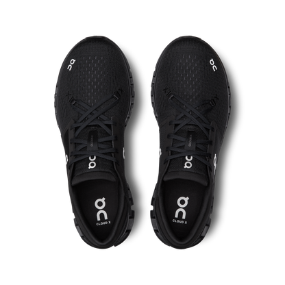 On Running Men's Cloud X 4 Shoes - Black / Eclipse - Shopsportive