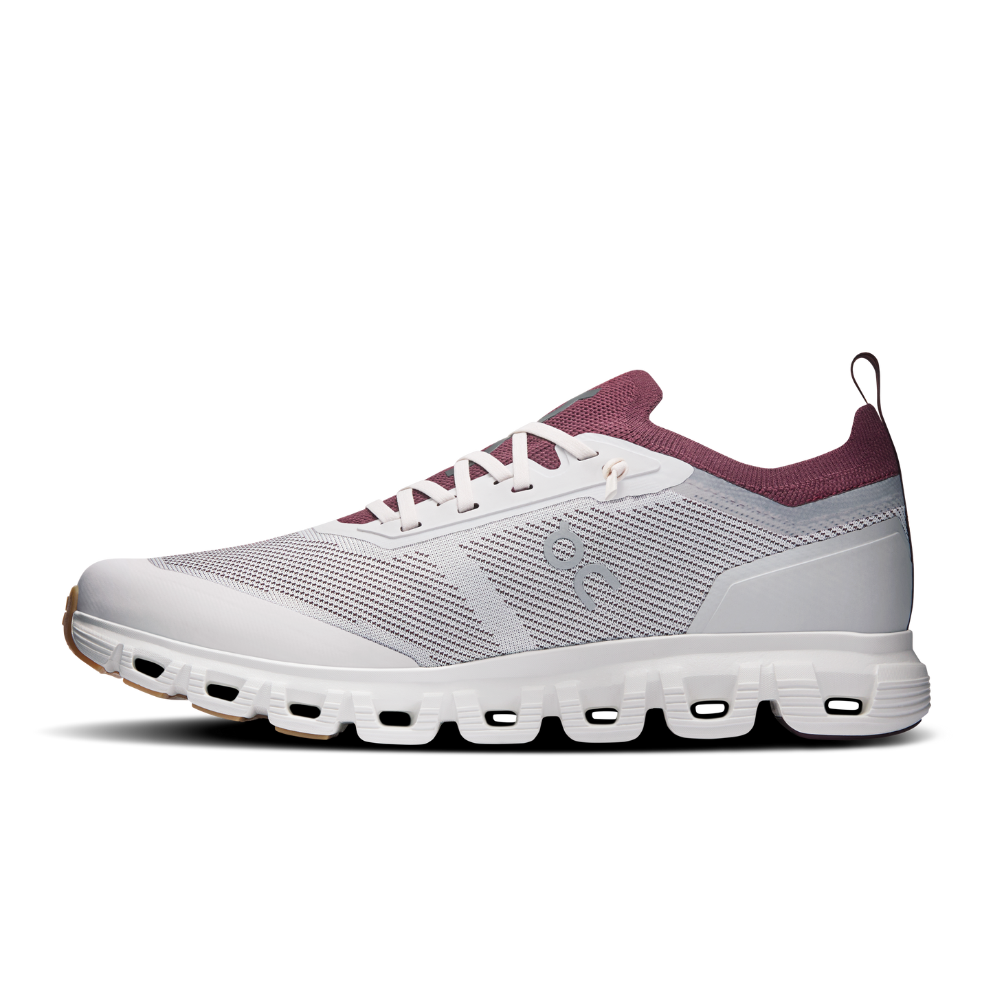 On Running Men's Cloud 6 Versa Shoes - Silver / Maroon