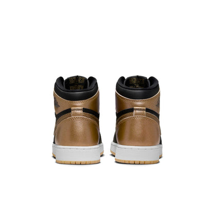 Nike Kids' Air Jordan 1 Retro High OG Shoes - Black / Metallic Gold - Shopsportive