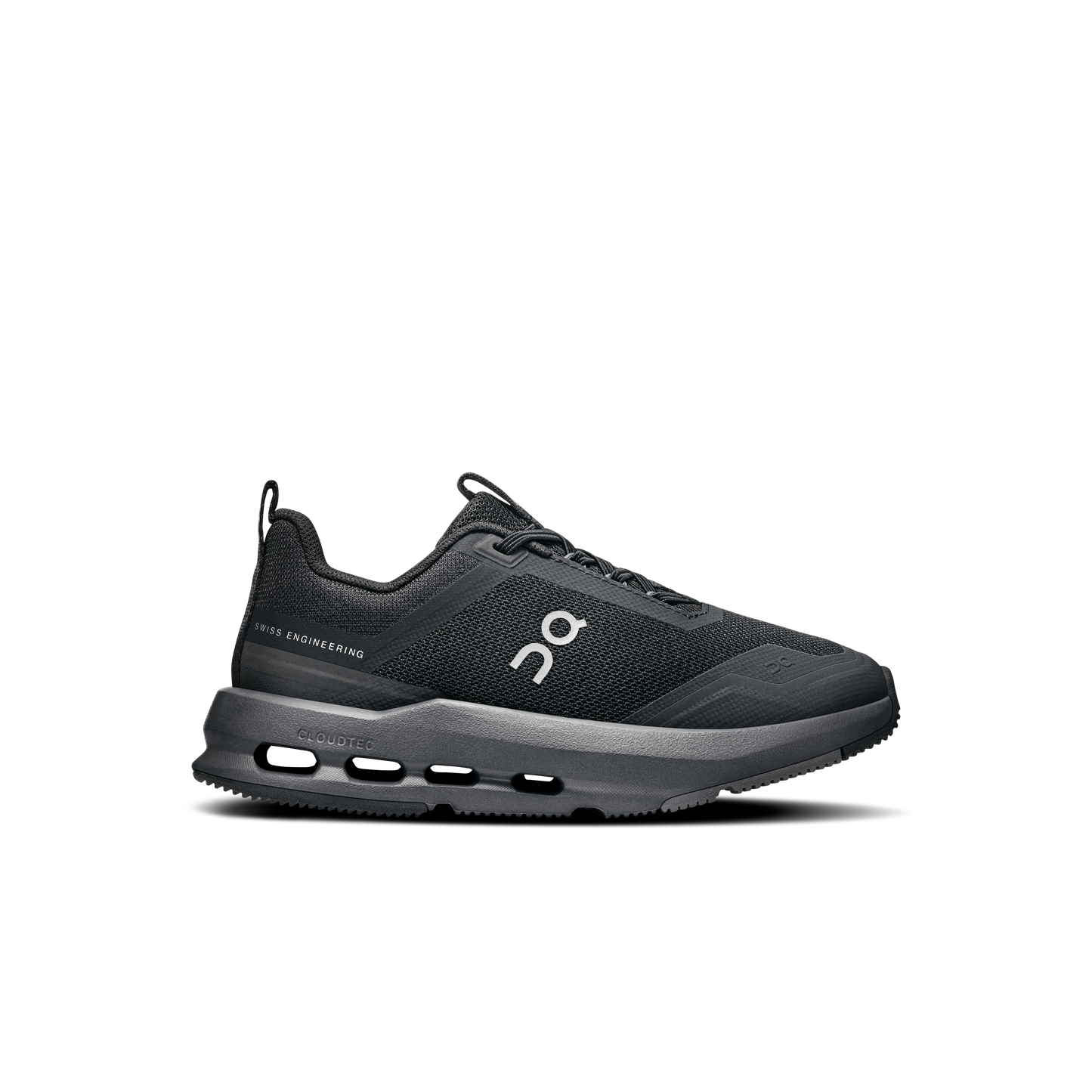On Running Kids' Cloudnova Kids Shoes - Black / Eclipse