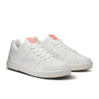 On Running Women's The Roger Clubhouse Shoes - White / Flamingo - Shopsportive