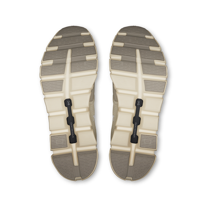 On Running Men's Cloud 6 Waterproof Shoes - Pelican / Ghost - Shopsportive