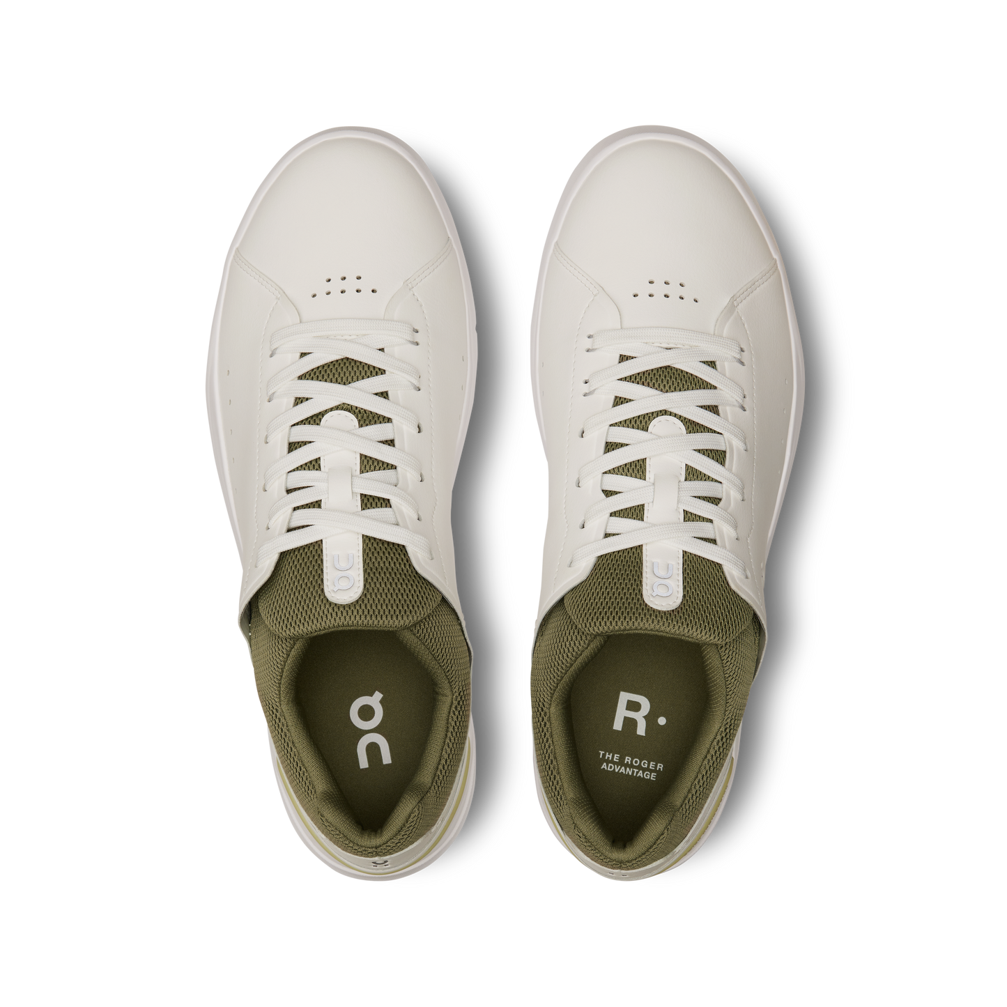 On Running Men's The Roger Advantage Shoes - White / Olive