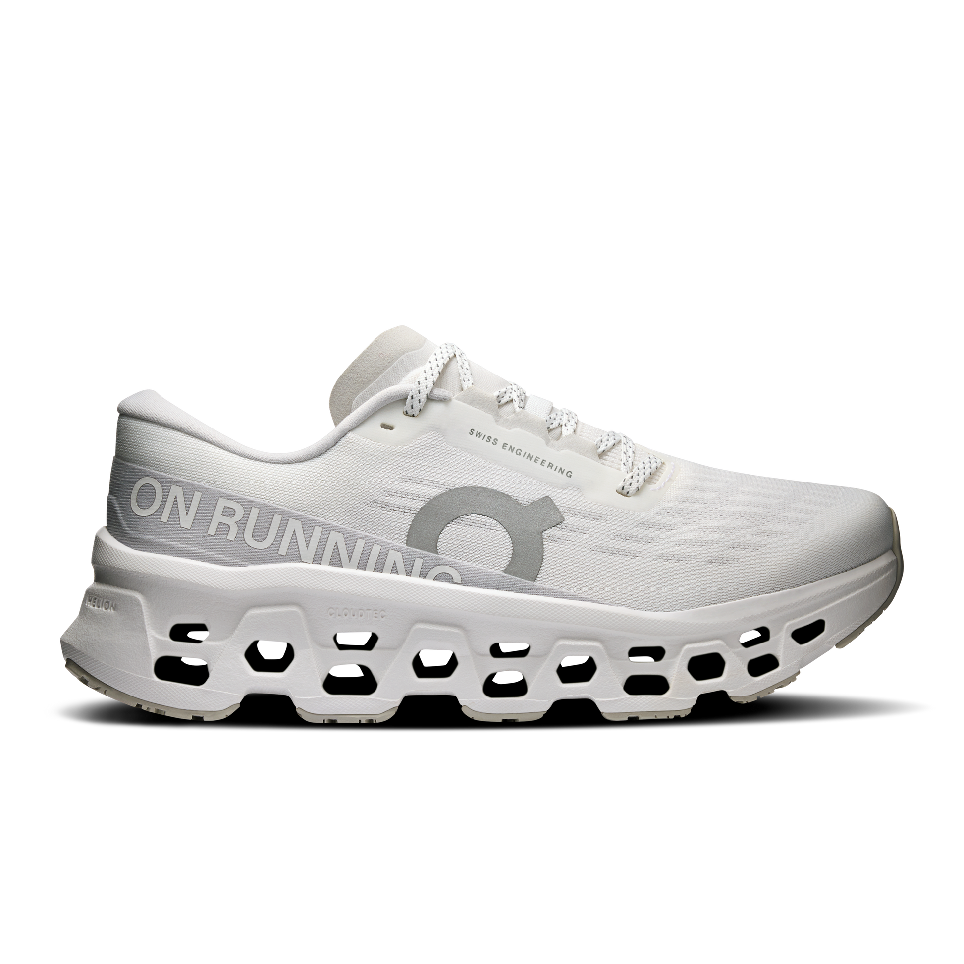 On Running Women's Cloudmonster 3 Shoes - White / Wolf - Shopsportive
