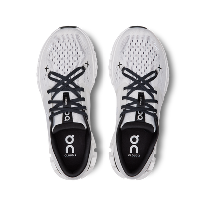 On Running Women's Cloud X 4 Shoes - Ivory / Black - Shopsportive