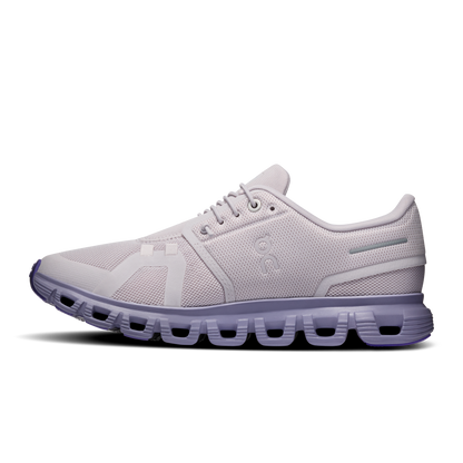 On Running Women's Cloud 6 Shoes - Ether / Tyrian