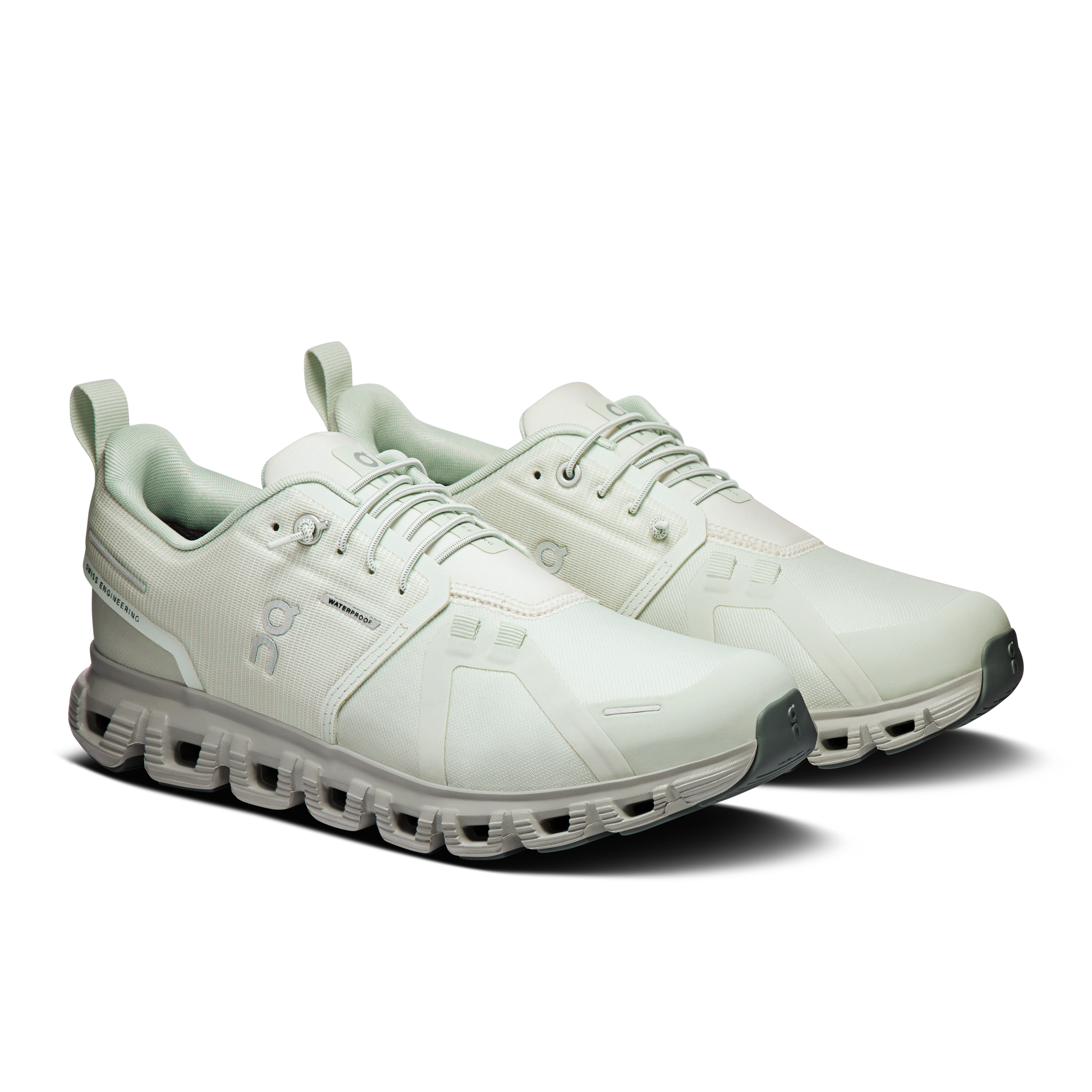 On Running Women's Cloud 6 Waterproof Shoes - Iceberg / Tin - Shopsportive