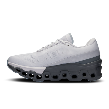 On Running Women's Cloudmonster 2 Shoes - Frost / Rock - Shopsportive