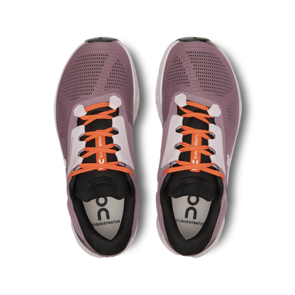 On Running Women's Cloudstratus 3 Shoes - Quartz / Lily - Shopsportive