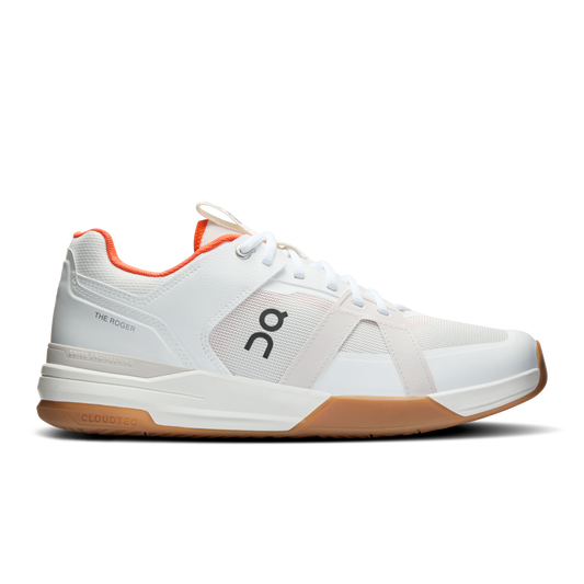 On Running Men's The Roger Clubhouse Pro Shoes - Ivory / Flame - Shopsportive
