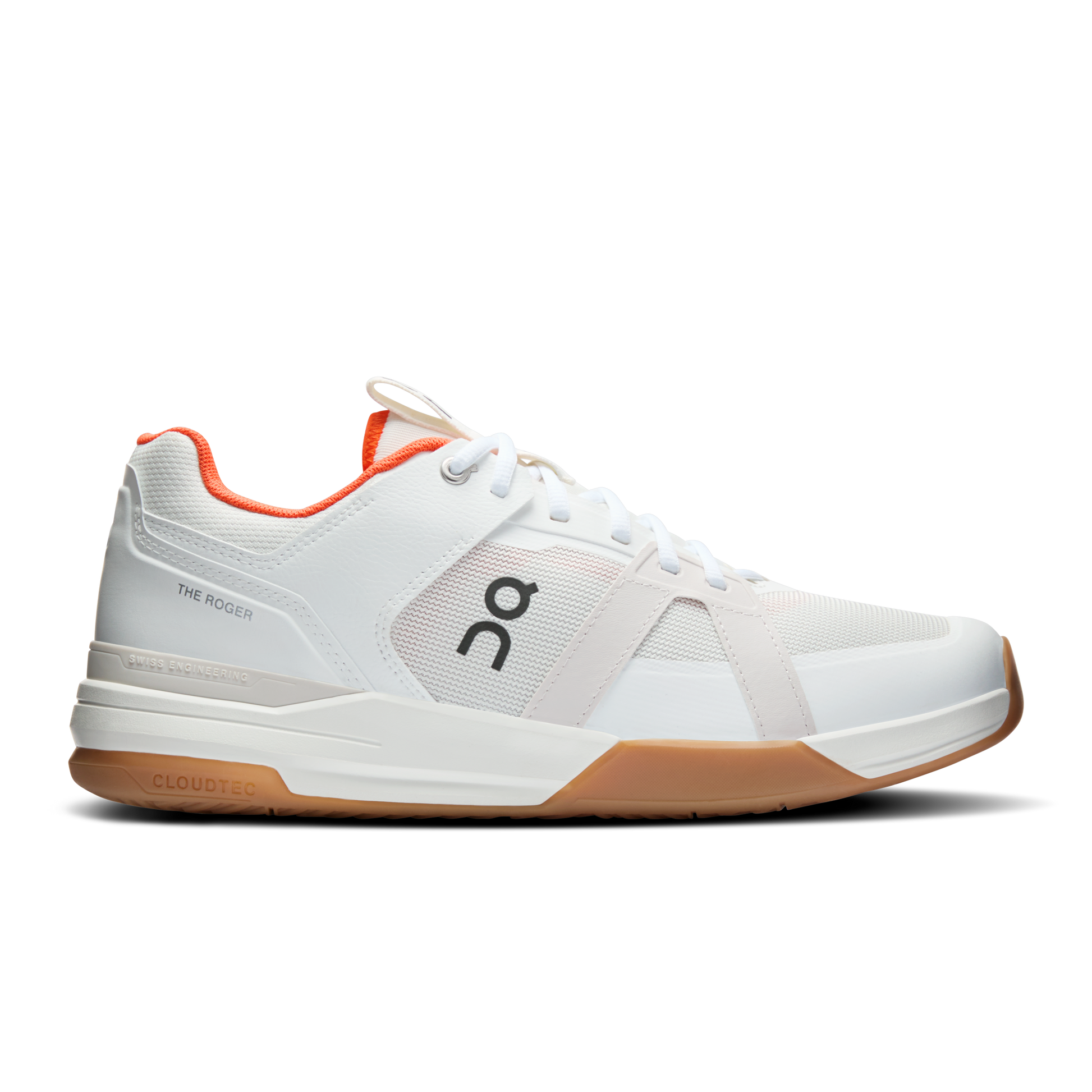 On Running Men's The Roger Clubhouse Pro Shoes - Ivory / Flame - Shopsportive
