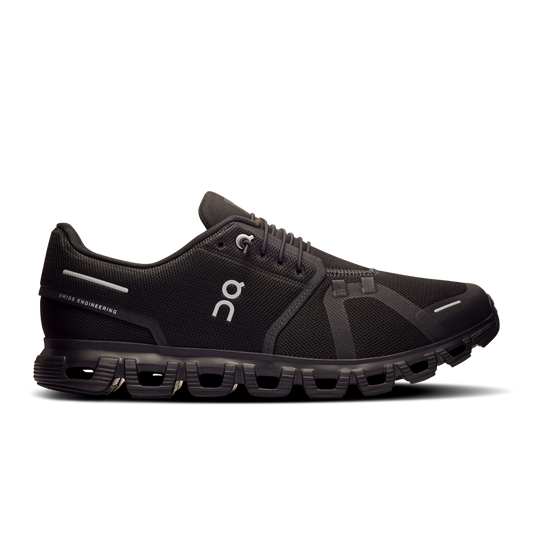 On Running Men's Cloud 6 Wide Shoes - Black / Black - Shopsportive