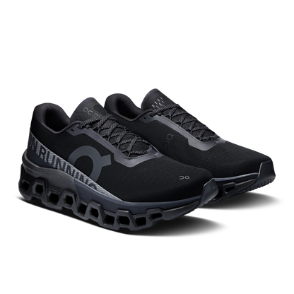 On Running Men's Cloudmonster 2 Shoes - Black / Black - Shopsportive
