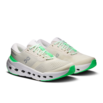 On Running Women's Cloudrunner 3 Shoes - Ghost / Verdite