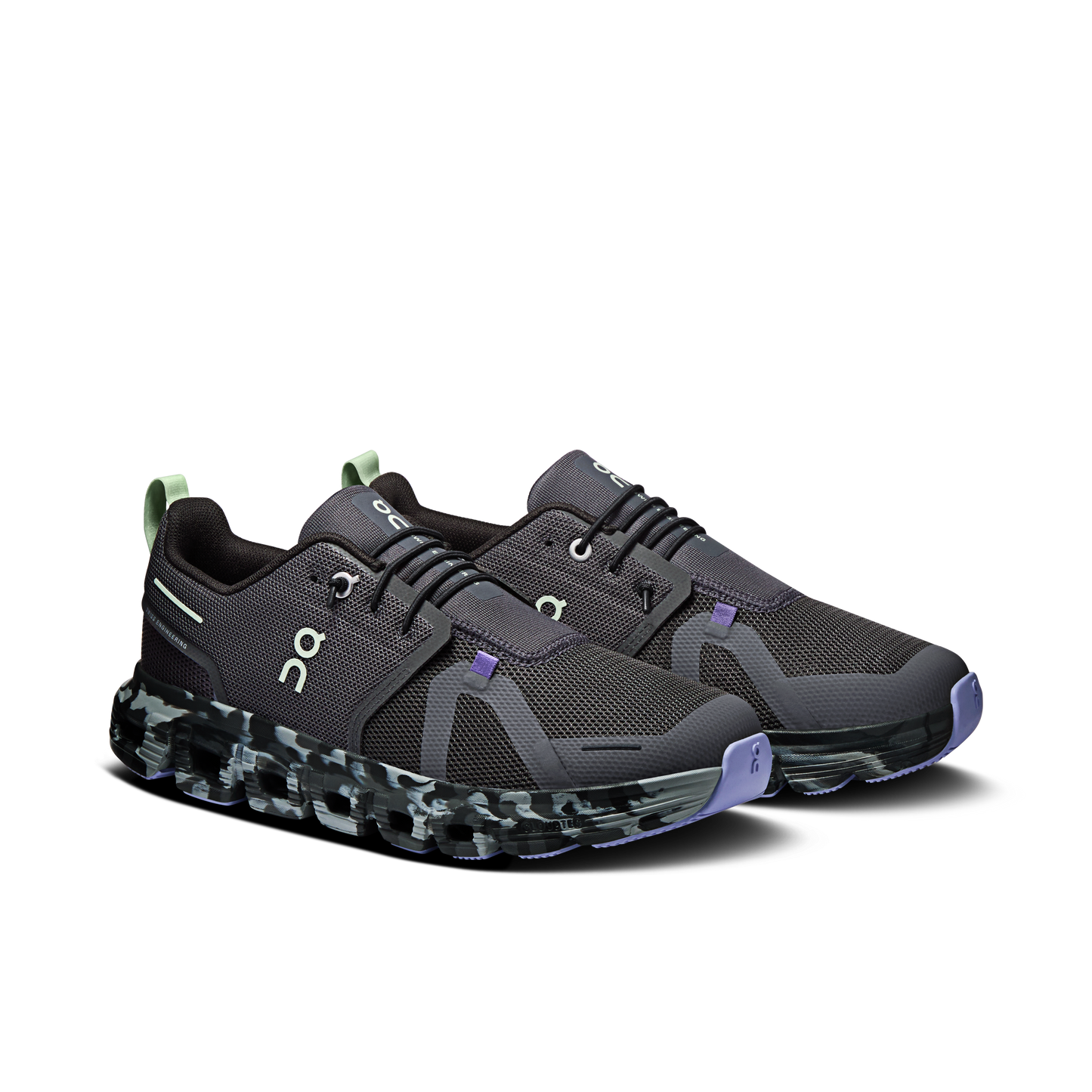 On Running Kids' Cloud Sky 2 Shoes - Eclipse / Myrtle