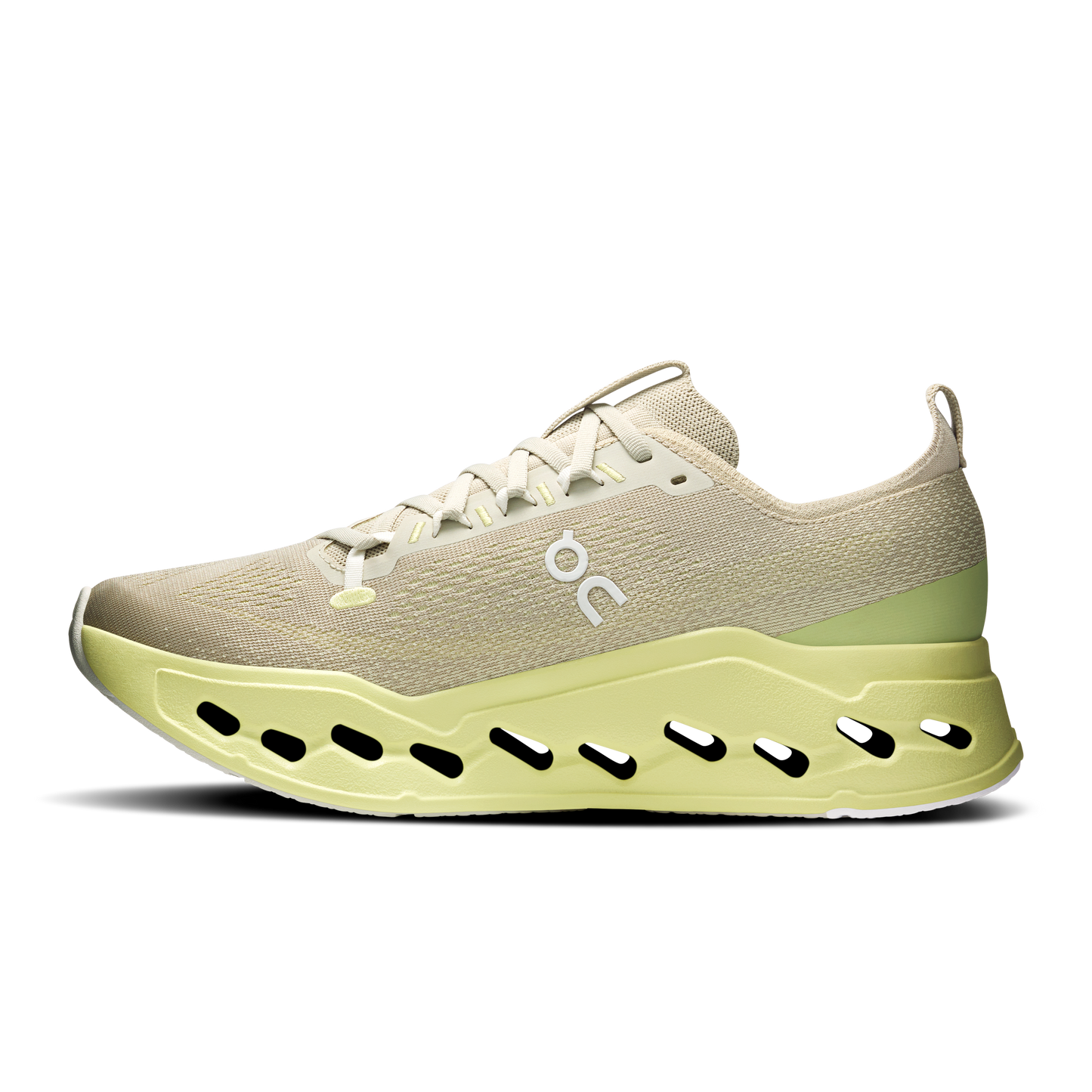 On Running Men's Cloudsurfer Max Shoes - Pelican / Limelight - Shopsportive