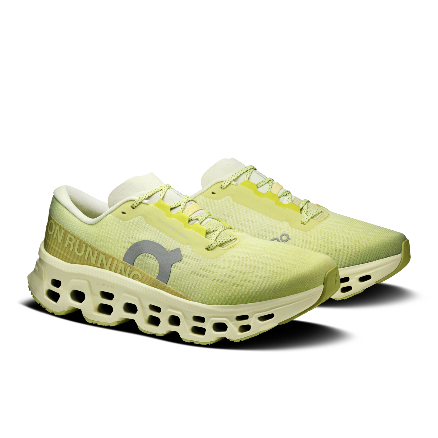 On Running Men's Cloudmonster 3 Wide Shoes - Limelight / Seedling - Shopsportive