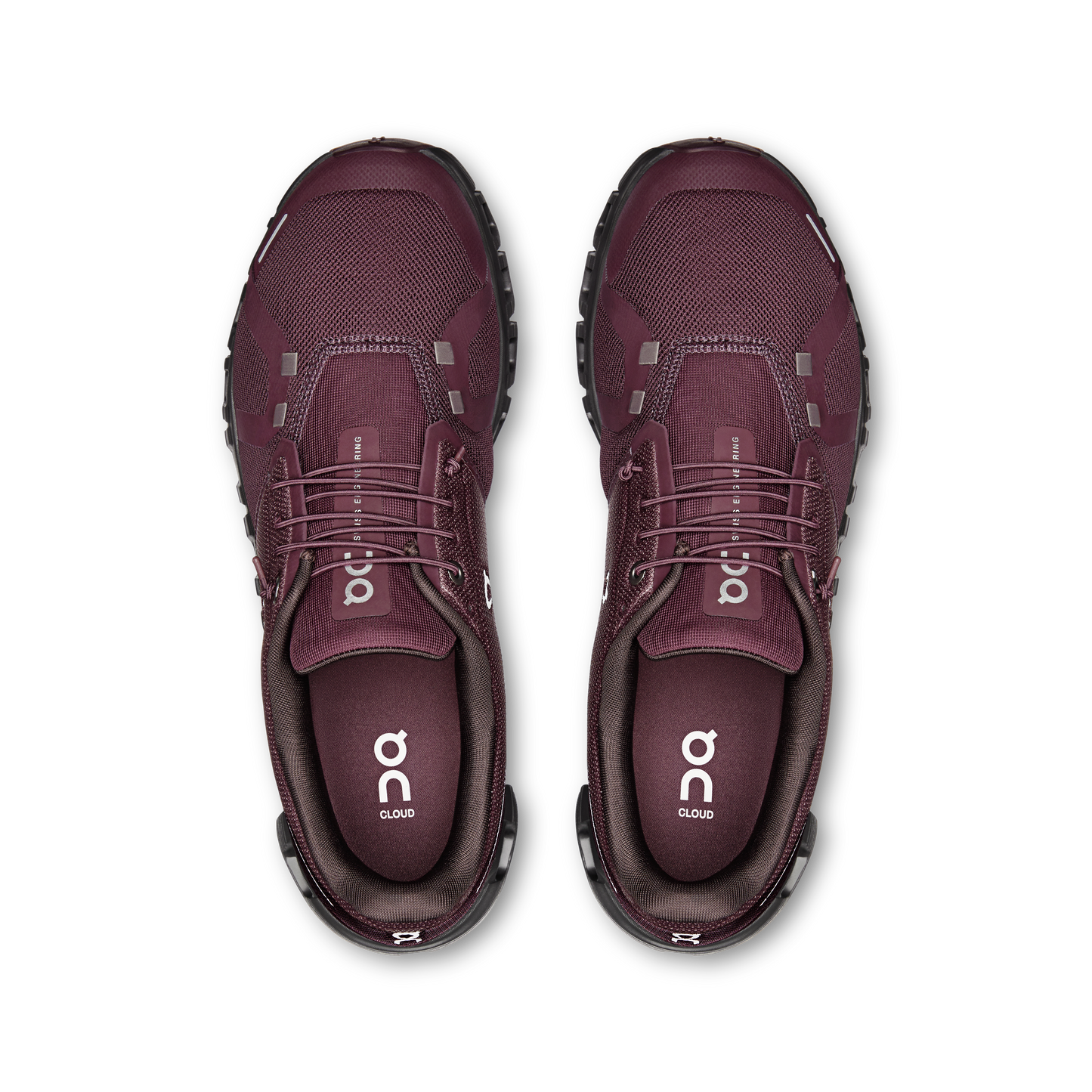 On Running Men's Cloud 6 Shoes - Mulberry / Pebble - Shopsportive