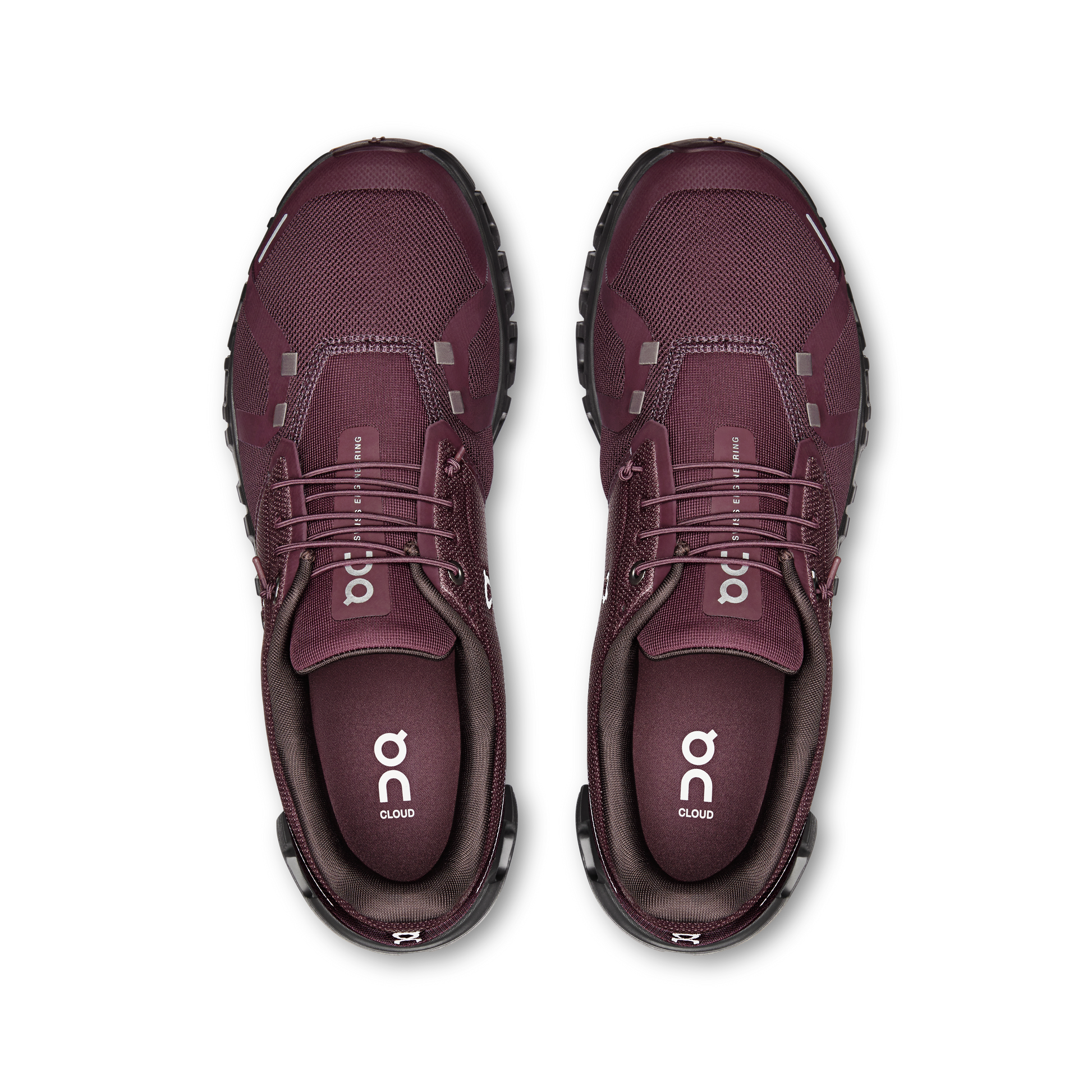 On Running Men's Cloud 6 Shoes - Mulberry / Pebble - Shopsportive
