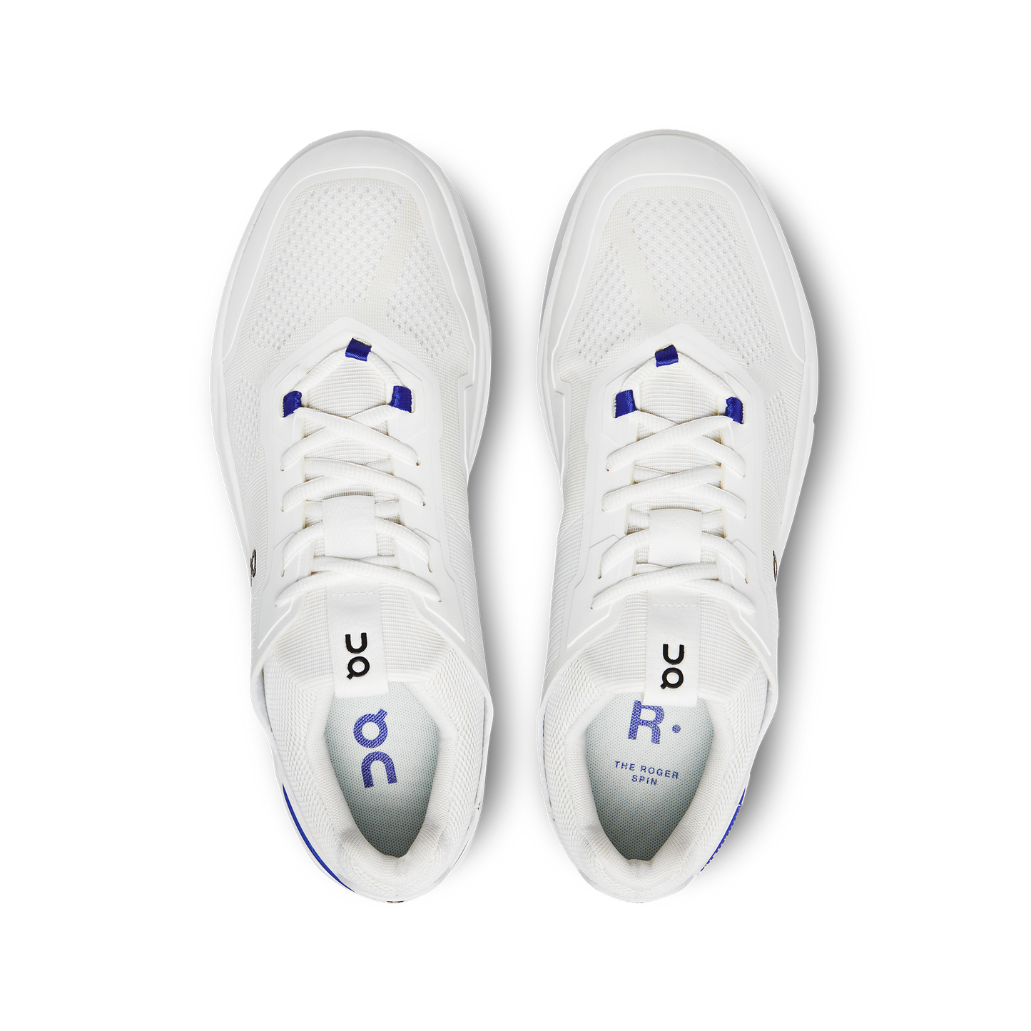 On Running Men's The Roger Spin Shoes - White / Indigo