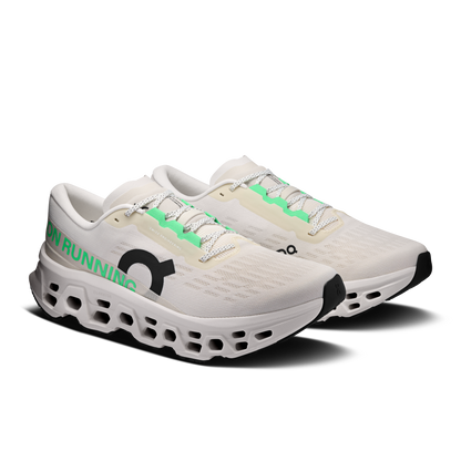 On Running Men's Cloudmonster 3 Shoes - Ivory / Ivory