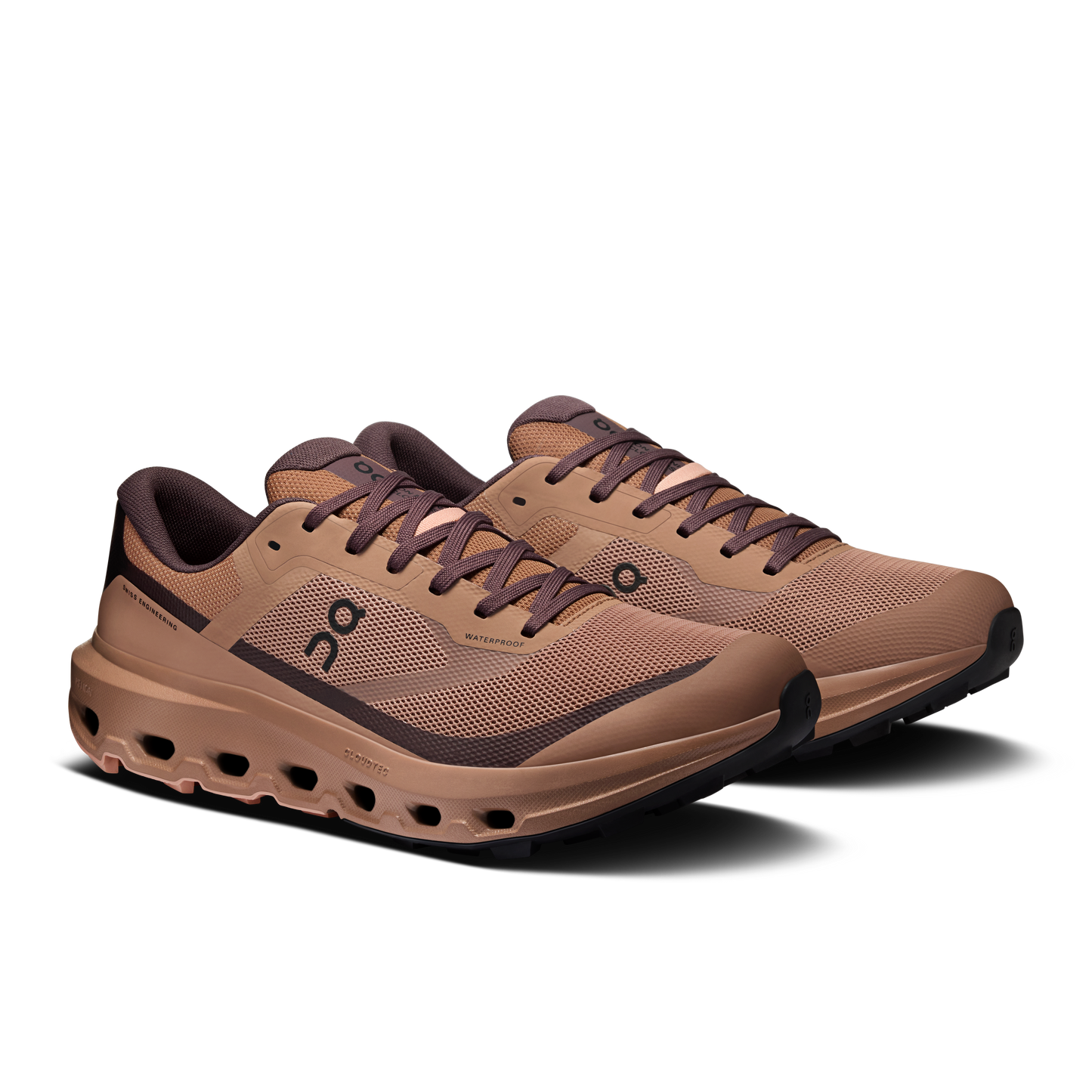 On Running Men's Cloudvista 3 Waterproof Shoes - Portobello / Mulberry