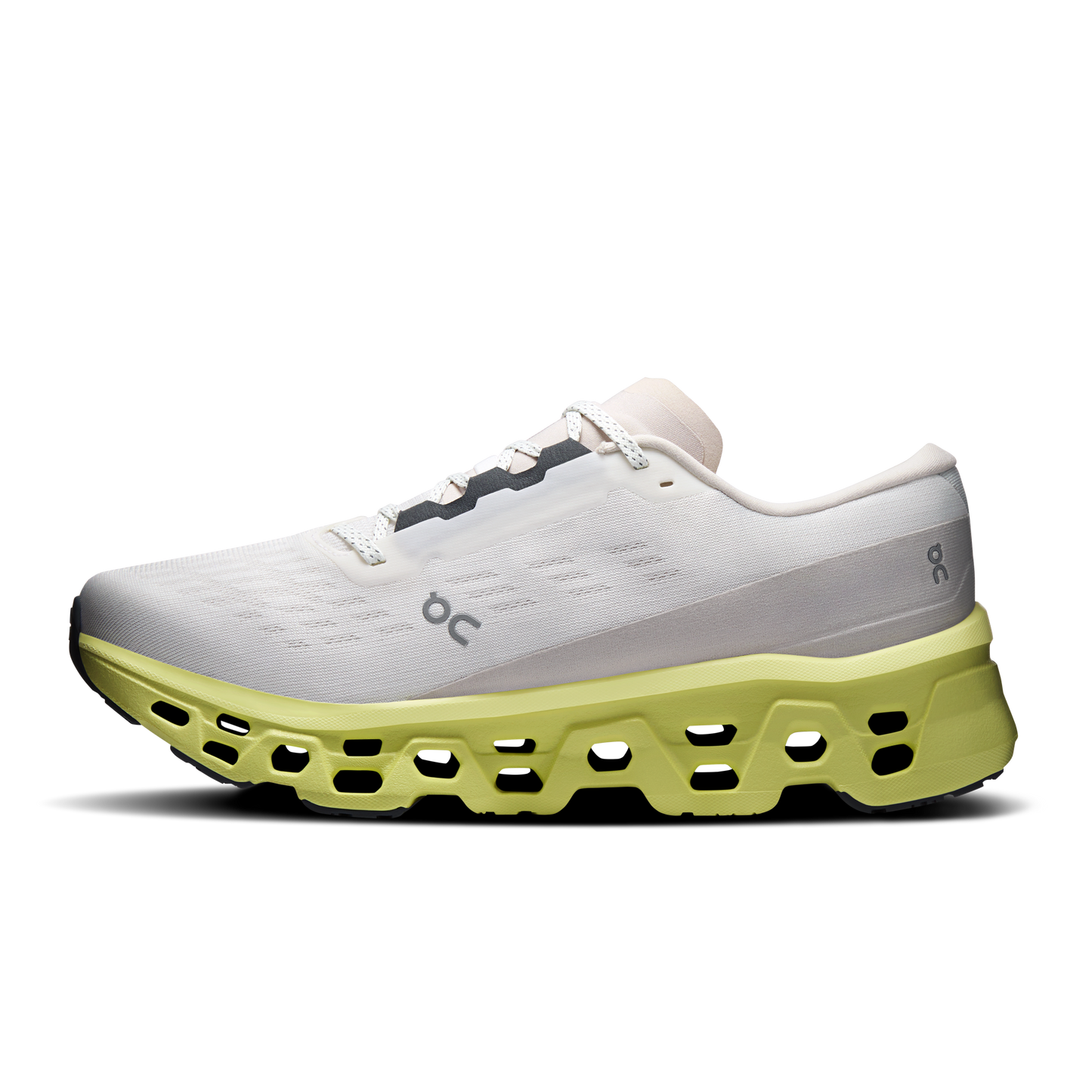 On Running Men's Cloudmonster 3 Shoes - Ivory / Limelight - Shopsportive