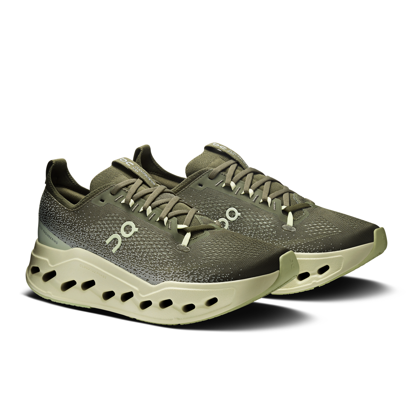 On Running Men's Cloudsurfer Max Wide Shoes - Olive / Seedling - Shopsportive