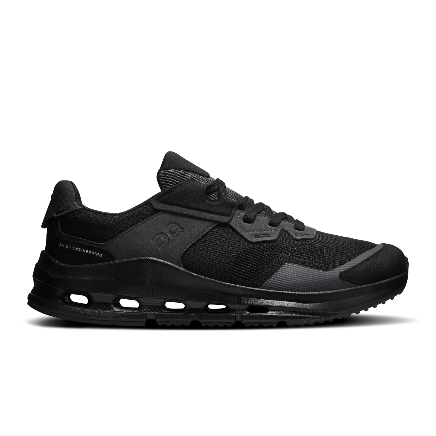 On Running Men's Cloudnova Rift Shoes - Black / Black