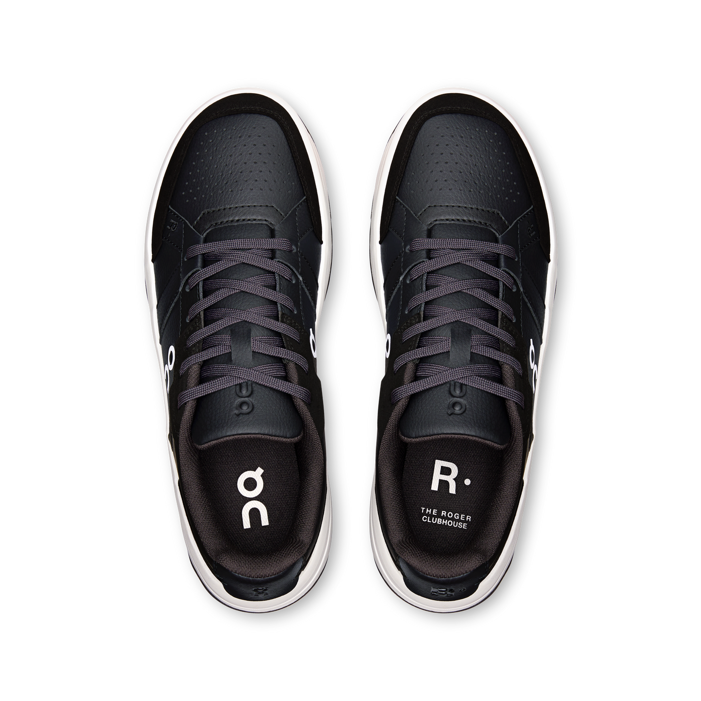 On Running Women's The Roger Clubhouse Shoes - Black / White - Shopsportive