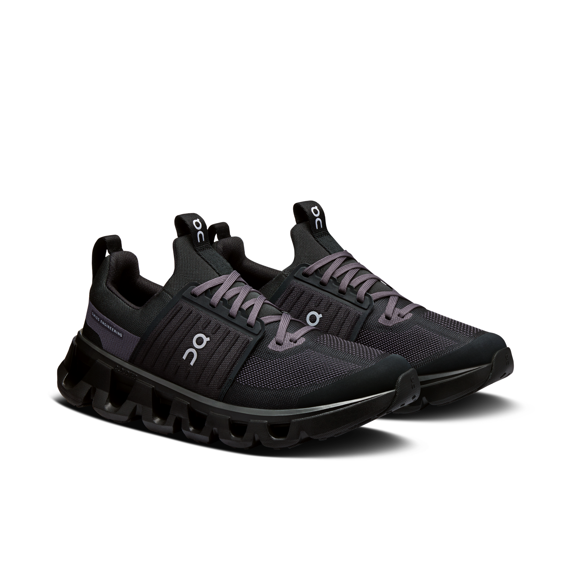 On Running Kids' Cloudswift Youth Shoes - Black / Eclipse - Shopsportive