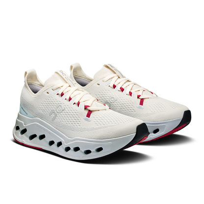 On Running Women's Cloudsurfer Max Shoes - Ivory / Arctic - Shopsportive