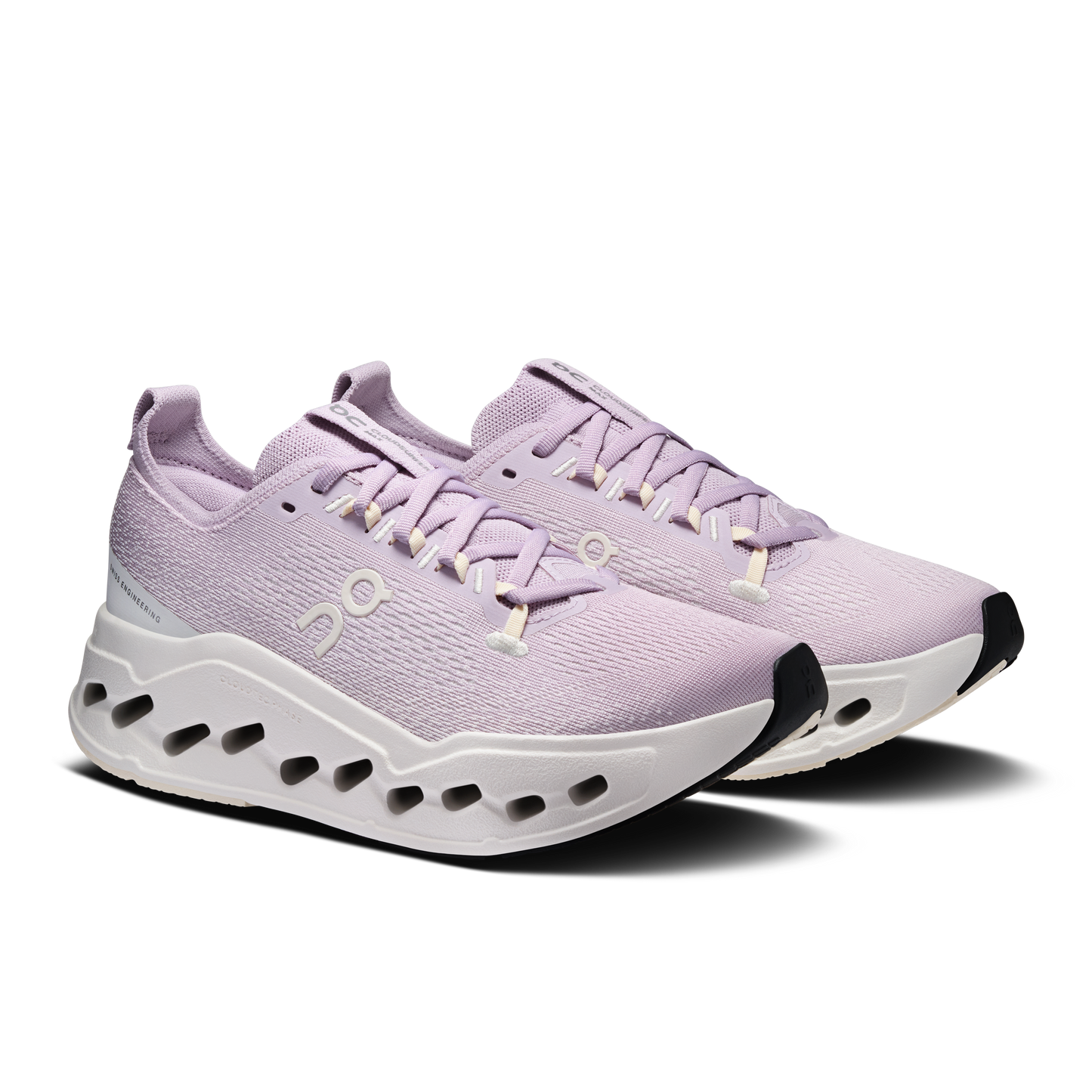On Running Women's Cloudsurfer Max Wide Shoes - Foxglove / Ivory