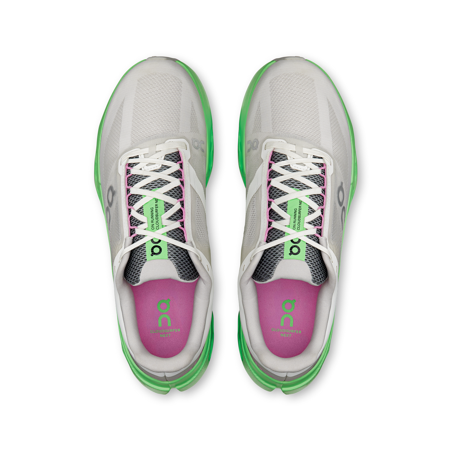 On Running Men's Cloudsurfer Next Shoes - Wolf / Honeydew - Shopsportive