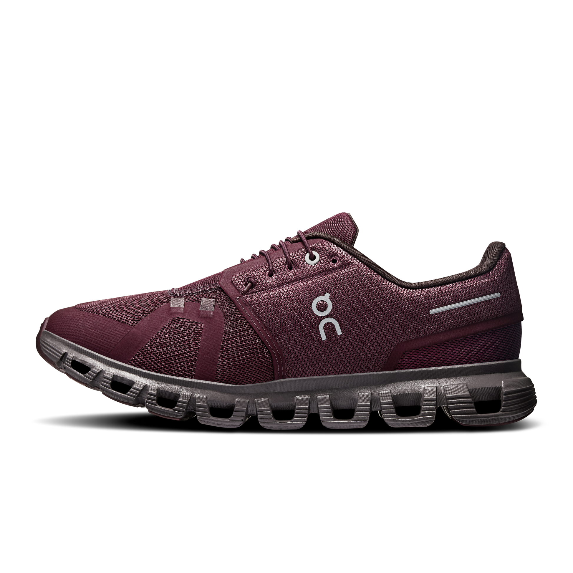 On Running Men's Cloud 6 Shoes - Mulberry / Pebble - Shopsportive