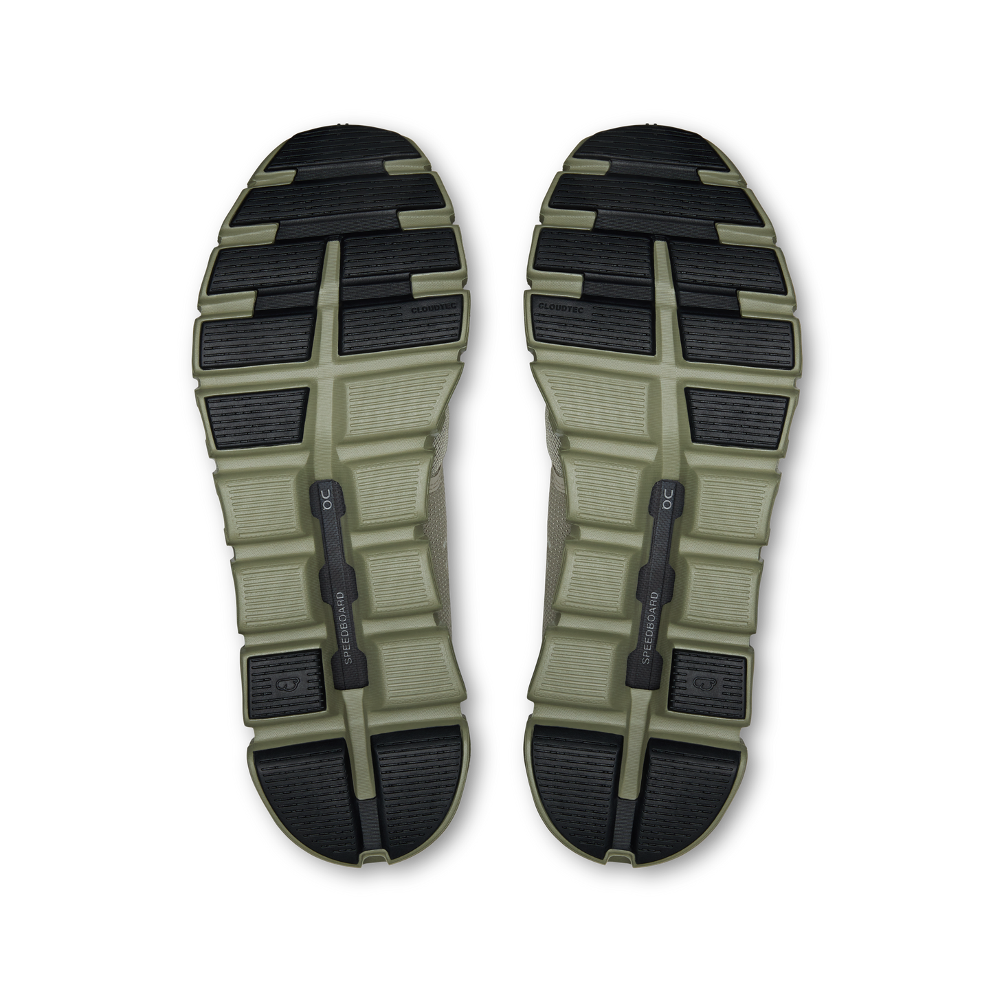 On Running Men's Cloud 6 Shoes - Brume / Olive