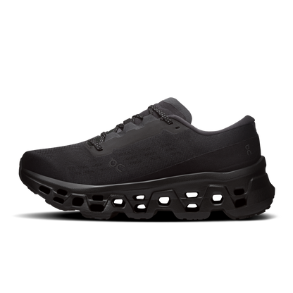 On Running Women's Cloudmonster 3 Shoes - Black / Black - Shopsportive